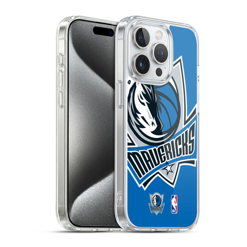 NBA Dallas Mavericks Logo Oversized Soft Gel Case for Apple iPhone 15 Pro & MagSafe