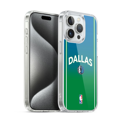 NBA Dallas Mavericks Logo Retro Design Soft Gel Case for Apple iPhone 15 Pro & MagSafe