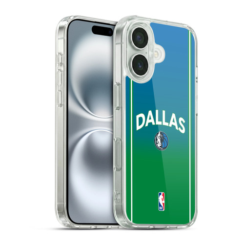 NBA Dallas Mavericks Logo Retro Design Soft Gel Case for Apple iPhone 16 & MagSafe