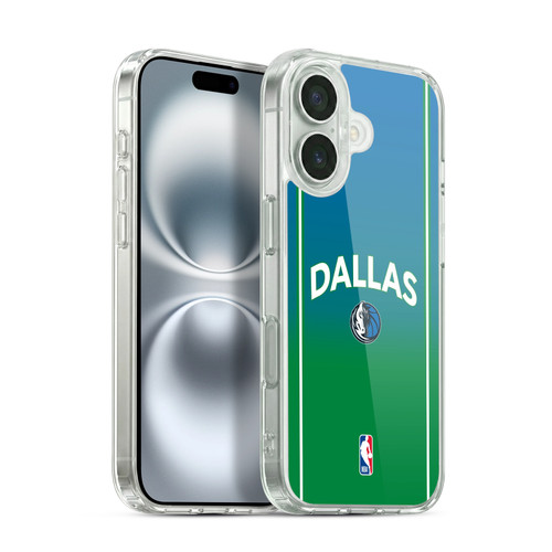 NBA Dallas Mavericks Logo Retro Design Soft Gel Case for Apple iPhone 16 & MagSafe