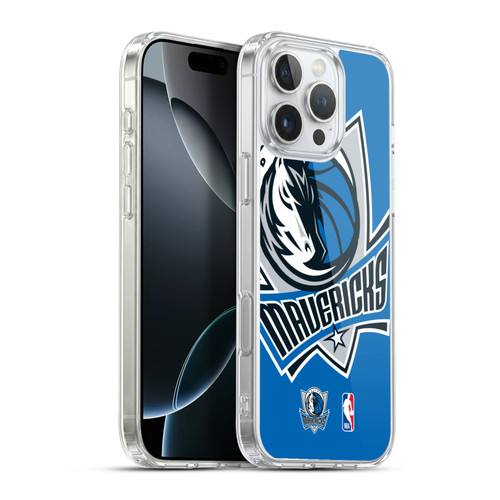 NBA Dallas Mavericks Logo Oversized Soft Gel Case for Apple iPhone 16 Pro Max & MagSafe