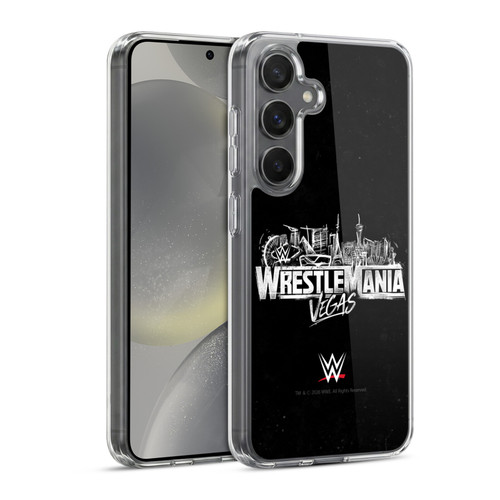 WWE Wrestlemania 42 Key Art Logo Soft Gel Case for Samsung Galaxy S24 5G & MagSafe