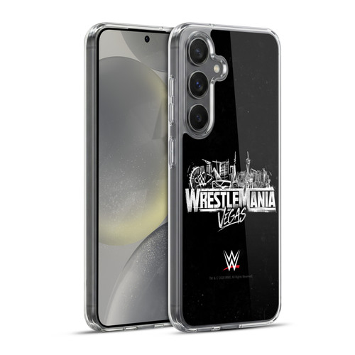 WWE Wrestlemania 42 Key Art Logo Soft Gel Case for Samsung Galaxy S24+ 5G & MagSafe