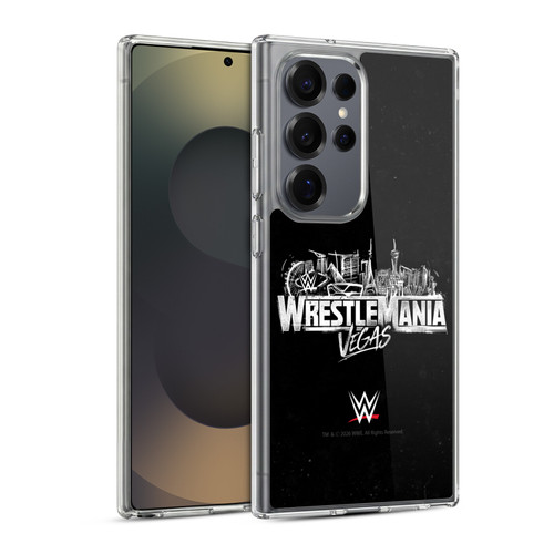 WWE Wrestlemania 42 Key Art Logo Soft Gel Case for Samsung Galaxy S25 Ultra & MagSafe