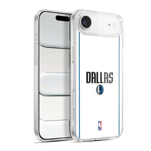 NBA Dallas Mavericks Logo White Design Soft Gel Case for Apple iPhone 17 Air