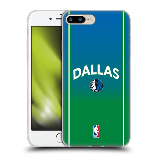 NBA Dallas Mavericks Logo Retro Design Soft Gel Case for Apple iPhone 7 Plus / 8 Plus & MagSafe