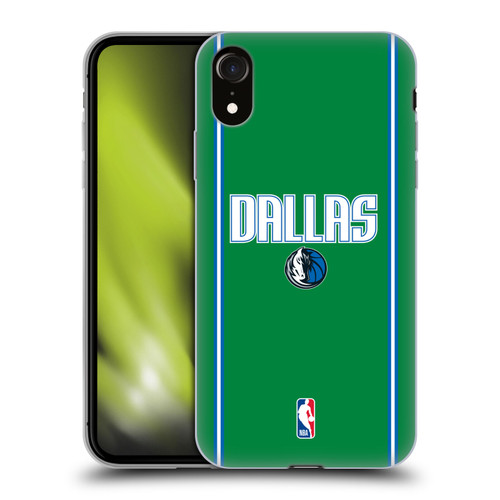 NBA Dallas Mavericks Logo Green Design Soft Gel Case for Apple iPhone XR