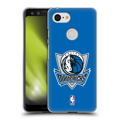 NBA Dallas Mavericks Logo Royal Blue Soft Gel Case for Google Pixel 3