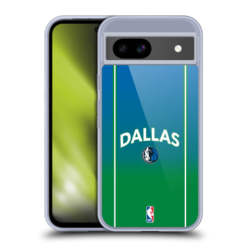 NBA Dallas Mavericks Logo Retro Design Soft Gel Case for Google Pixel 8a
