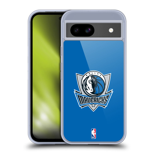 NBA Dallas Mavericks Logo Royal Blue Soft Gel Case for Google Pixel 8a