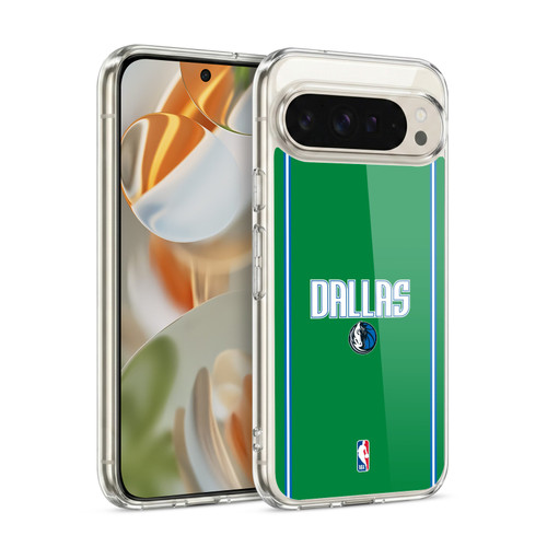 NBA Dallas Mavericks Logo Green Design Soft Gel Case for Google Pixel 9 / Pixel 9 Pro