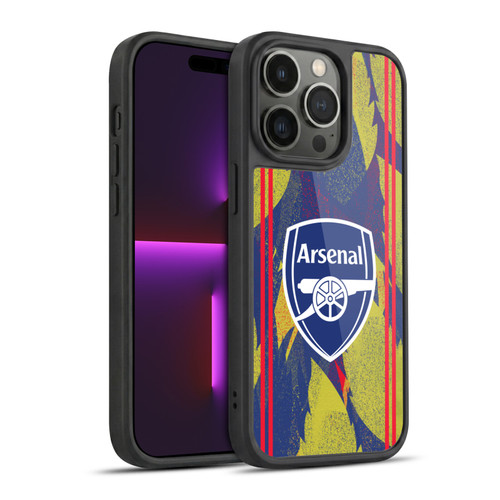 Arsenal FC Training Patterns Urban Gel Armour Case For Apple iPhone 14 Pro
