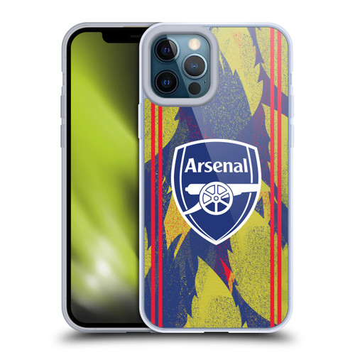 Arsenal FC Training Patterns Urban Soft Gel Case for Apple iPhone 12 Pro Max & MagSafe