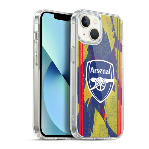 Arsenal FC Training Patterns Urban Soft Gel Case for Apple iPhone 13