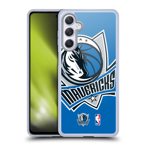 NBA Dallas Mavericks Logo Oversized Soft Gel Case for Samsung Galaxy M54 5G