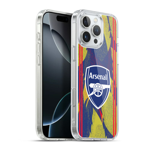 Arsenal FC Training Patterns Urban Soft Gel Case for Apple iPhone 16 Pro Max & MagSafe