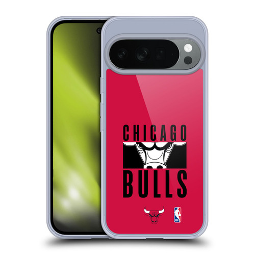 NBA Chicago Bulls Typography Soft Gel Case for Google Pixel 10
