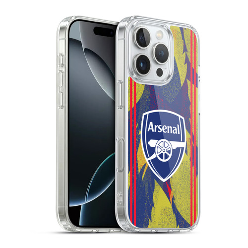 Arsenal FC Training Patterns Urban Soft Gel Case for Apple iPhone 16 Pro & MagSafe
