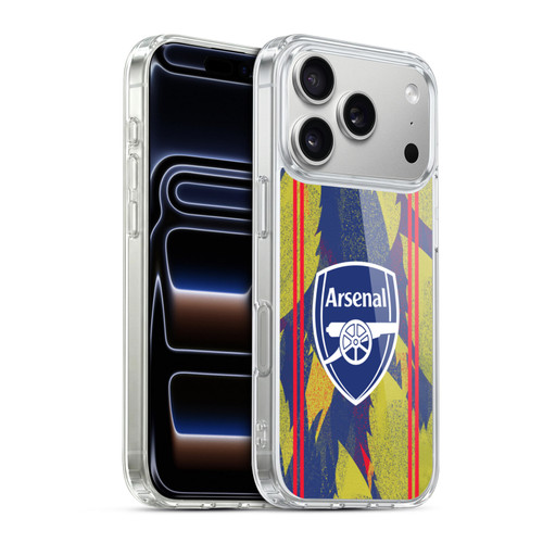 Arsenal FC Training Patterns Urban Soft Gel Case for Apple iPhone 17 Pro