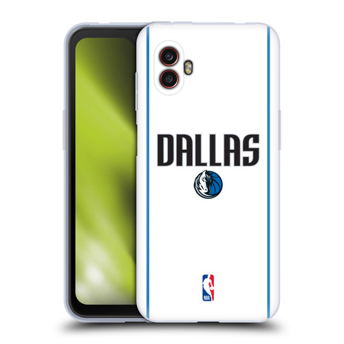 NBA Dallas Mavericks Logo White Design Soft Gel Case for Samsung Galaxy Xcover6 Pro/Pro2