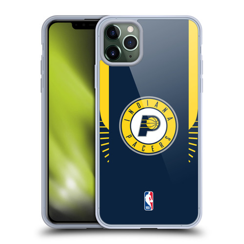 NBA Indiana Pacers Logo Navy Design Soft Gel Case for Apple iPhone 11 Pro Max & MagSafe