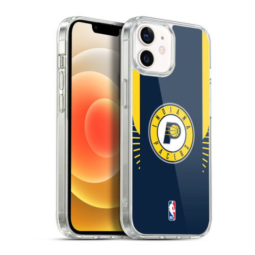 NBA Indiana Pacers Logo Navy Design Soft Gel Case for Apple iPhone 12 / iPhone 12 Pro & MagSafe