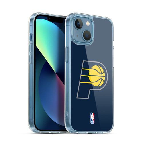 NBA Indiana Pacers Logo Navy Blue Soft Gel Case for Apple iPhone 13 Mini & MagSafe