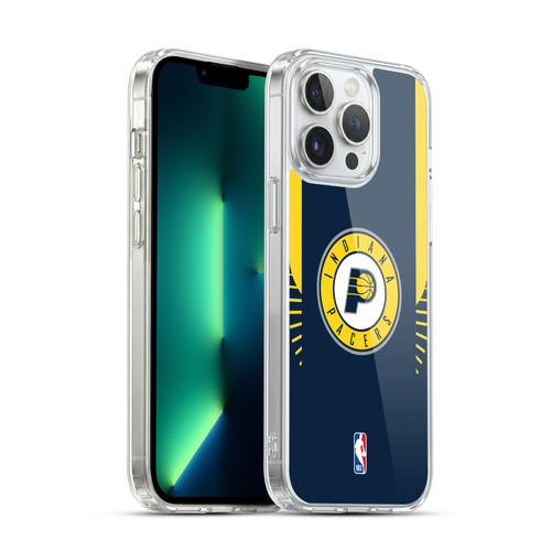 NBA Indiana Pacers Logo Navy Design Soft Gel Case for Apple iPhone 13 Pro Max & MagSafe