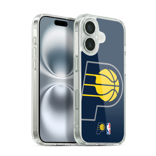NBA Indiana Pacers Logo Oversized Soft Gel Case for Apple iPhone 16 & MagSafe