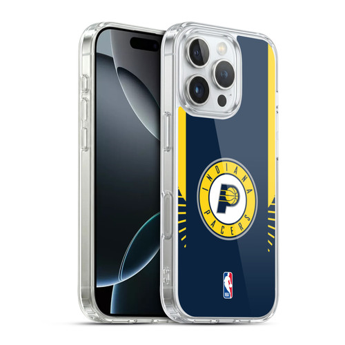 NBA Indiana Pacers Logo Navy Design Soft Gel Case for Apple iPhone 16 Pro & MagSafe