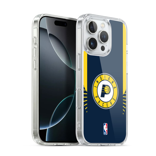 NBA Indiana Pacers Logo Navy Design Soft Gel Case for Apple iPhone 16 Pro & MagSafe