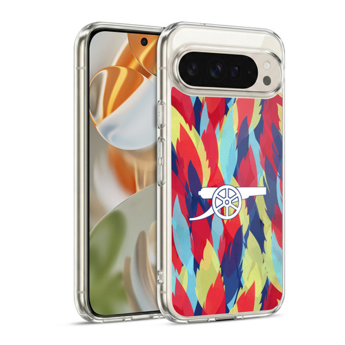 Arsenal FC Training Patterns Multicolour Soft Gel Case for Google Pixel 9 / Pixel 9 Pro