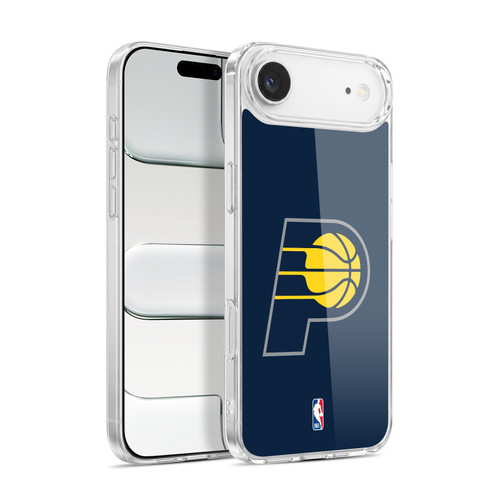 NBA Indiana Pacers Logo Navy Blue Soft Gel Case for Apple iPhone 17 Air