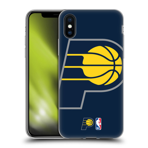 NBA Indiana Pacers Logo Oversized Soft Gel Case for Apple iPhone X / iPhone XS & MagSafe