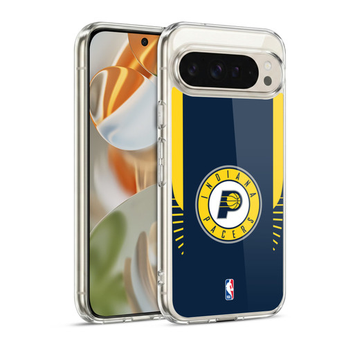 NBA Indiana Pacers Logo Navy Design Soft Gel Case for Google Pixel 9 / Pixel 9 Pro