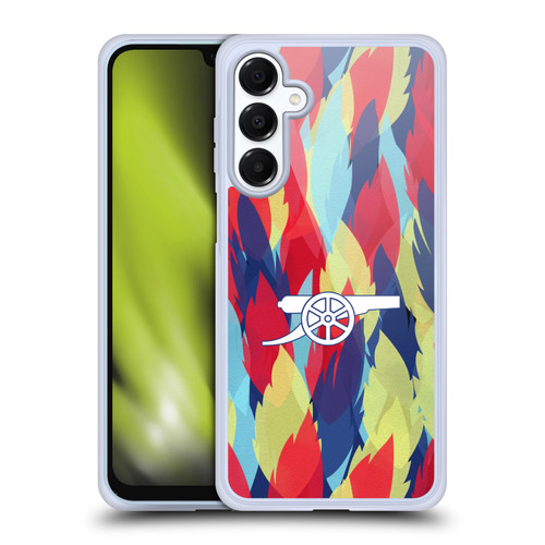 Arsenal FC Training Patterns Multicolour Soft Gel Case for Samsung Galaxy A16 5G & MagSafe