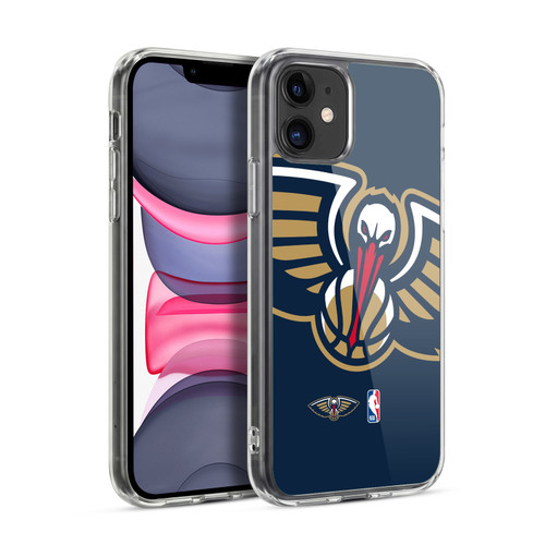 NBA New Orleans Pelicans Logo Oversized Soft Gel Case for Apple iPhone 11