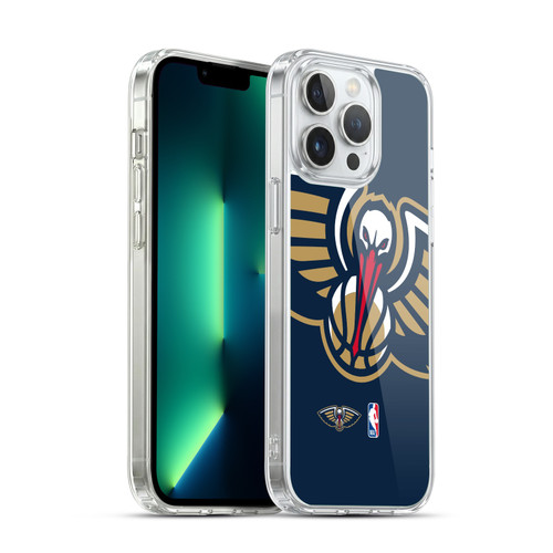 NBA New Orleans Pelicans Logo Oversized Soft Gel Case for Apple iPhone 13 Pro Max & MagSafe