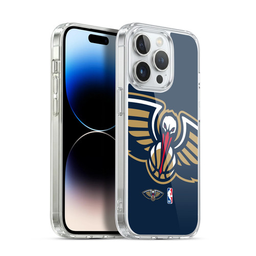 NBA New Orleans Pelicans Logo Oversized Soft Gel Case for Apple iPhone 13 Pro & MagSafe