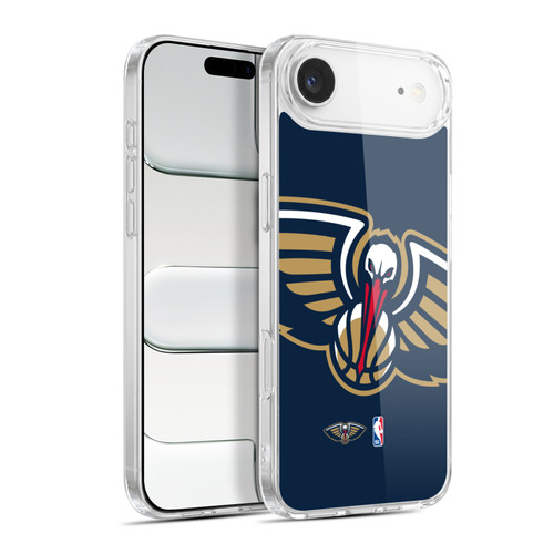 NBA New Orleans Pelicans Logo Oversized Soft Gel Case for Apple iPhone 17 Air