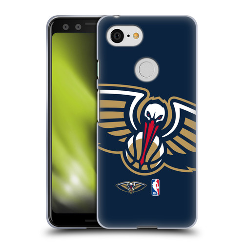 NBA New Orleans Pelicans Logo Oversized Soft Gel Case for Google Pixel 3
