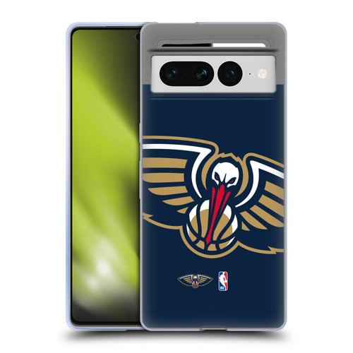 NBA New Orleans Pelicans Logo Oversized Soft Gel Case for Google Pixel 7 Pro