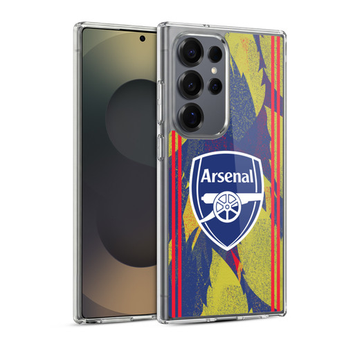 Arsenal FC Training Patterns Urban Soft Gel Case for Samsung Galaxy S25 Ultra & MagSafe
