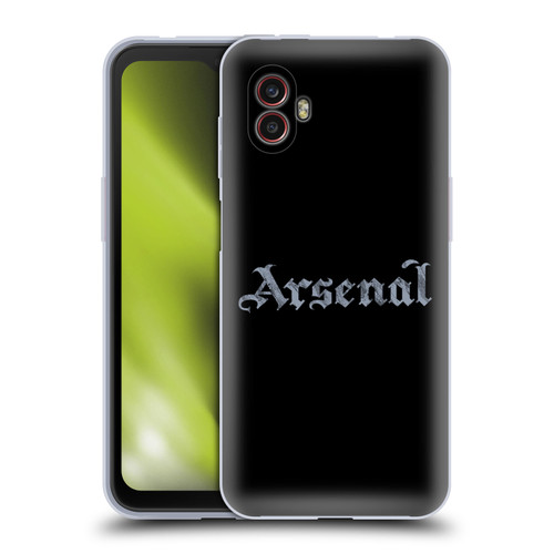 Arsenal FC Training Patterns Black Soft Gel Case for Samsung Galaxy Xcover6 Pro/Pro2