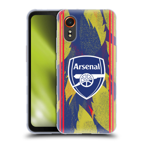 Arsenal FC Training Patterns Urban Soft Gel Case for Samsung Galaxy Xcover7 5G
