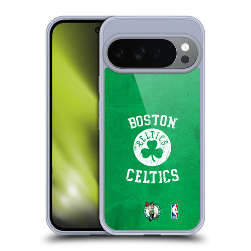 NBA Boston Celtics Distressed Soft Gel Case for Google Pixel 10
