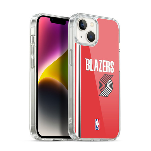 NBA Portland Trail Blazers Logo Retro Design Soft Gel Case for Apple iPhone 14 Plus & MagSafe
