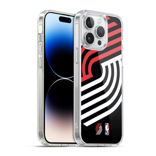 NBA Portland Trail Blazers Logo Oversized Soft Gel Case for Apple iPhone 14 Pro Max & MagSafe