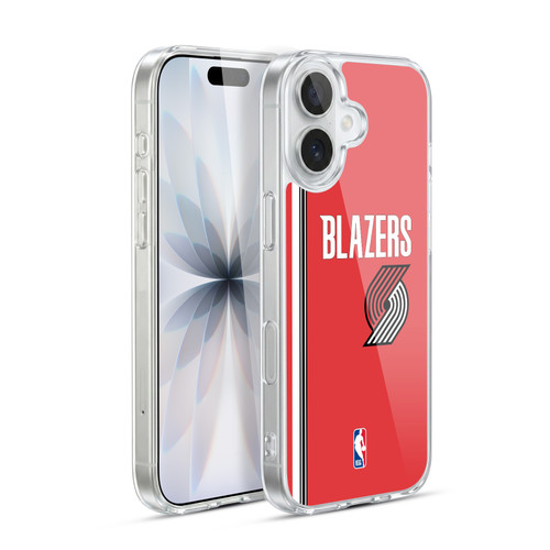 NBA Portland Trail Blazers Logo Retro Design Soft Gel Case for Apple iPhone 17
