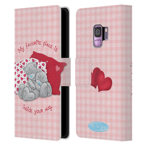 Me To You Classic Tatty Teddy Hug Leather Book Wallet Case Cover For Samsung Galaxy S9